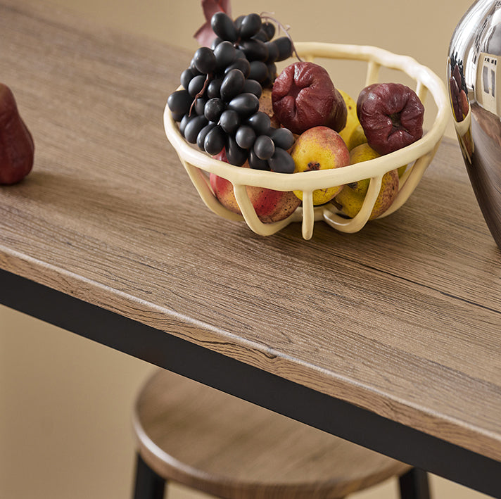 SoBuy | Table de bar avec 4 tabourets | Ensemble de table de bar | Table haute | 5 pièces | OGT22-SCH