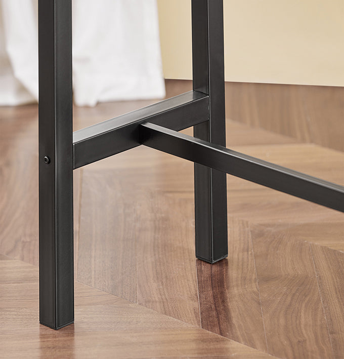SoBuy | Table de bar avec 4 tabourets | Ensemble de table de bar | Table haute | 5 pièces | OGT22-SCH