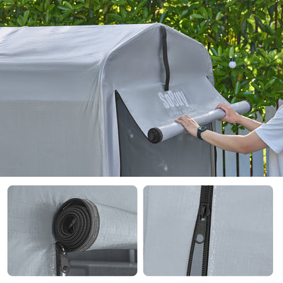 SoBuy | Robustes Ersatzdach | für SoBuy KLS11 | 120x176x163cm | SDA11-SIL