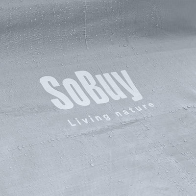 SoBuy | Robustes Ersatzdach | für SoBuy KLS11-L | 159x219x165cm | SDA12-SIL