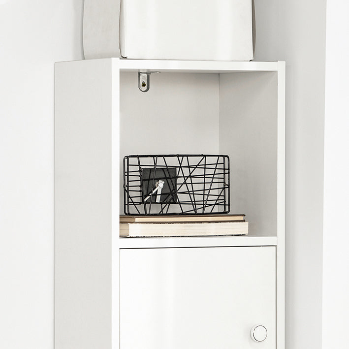 SoBuy | Scaffale con cassetti | Libreria | Scaffale autoportante in legno | STR10-W
