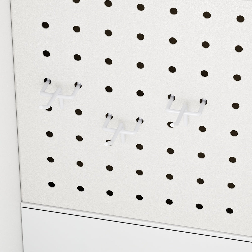 SoBuy | Wandschrank Weiß hängend mit offenen Fächern | STR16-W