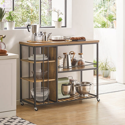 SoBuy | Carrello da portata | Credenza da cucina | Armadio multiuso | SVW18-F