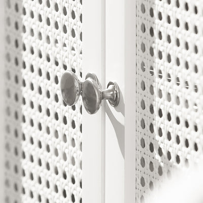 SoBuy | Waschbeckenunterschrank | Badezimmerschrank Weiß | Landhaus | BZR35-W