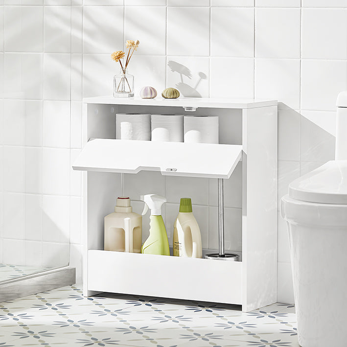 SoBuy | Étagère Niche | Meuble de salle de bain | Meuble Niche Blanc | BZR48-W