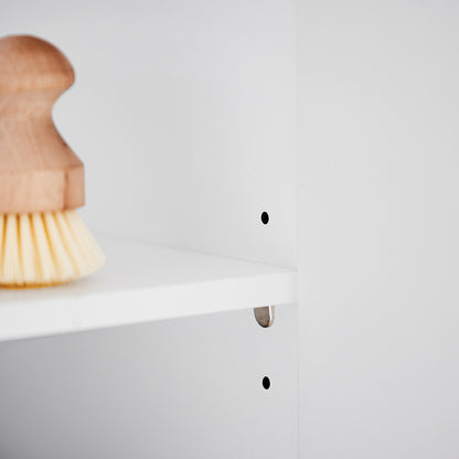 SoBuy | Waschbeckenunterschrank | Badschrank | Waschtisch | Unterschrank Weiß | BZR92-W