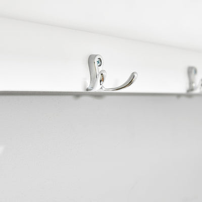 Prévente | SoBuy | Porte-manteau mural | Étagère suspendue | Porte-manteau d'entrée | FHK19-WN