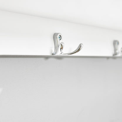 Prévente | SoBuy | Porte-manteau mural | Étagère suspendue | Porte-manteau d'entrée | FHK19-WN