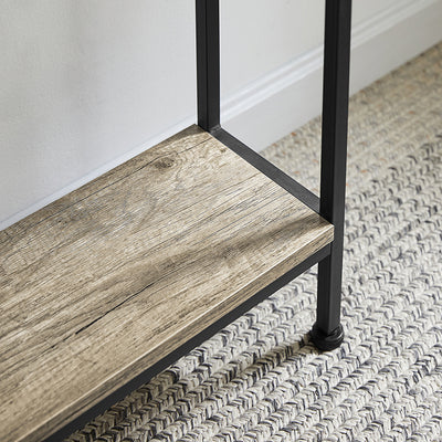 SoBuy | Console à 3 étagères | Table d'entrée | Table d'appoint en métal | FSB49-PZ