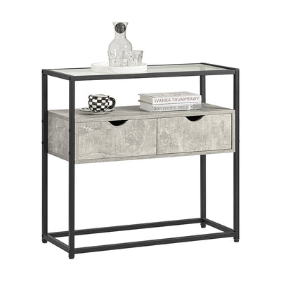 Prévente | SoBuy | Table d'appoint | Buffet | Console | Gris clair | FSB54-HG
