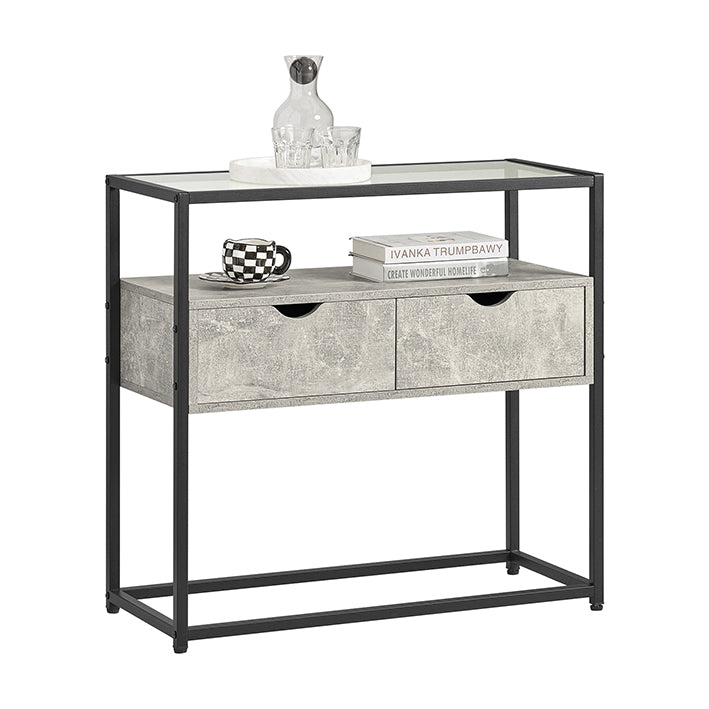 Prévente | SoBuy | Table d'appoint | Buffet | Console | Gris clair | FSB54-HG