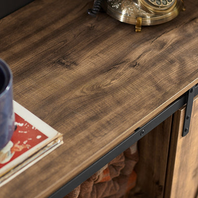 SoBuy | Buffet avec porte coulissante | Commode | Meuble TV | Meuble d'entrée | FSB60-N