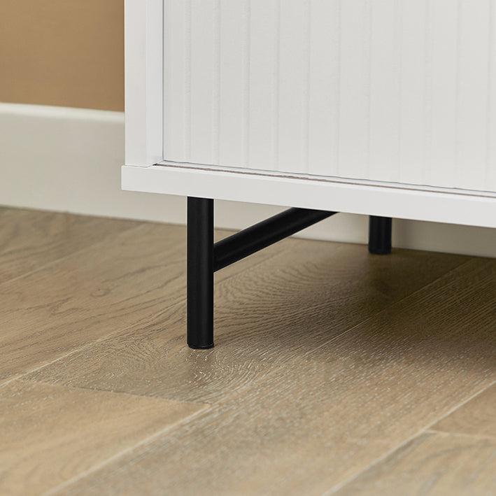 SoBuy | Schuhschrank | Sideboard | Flurschrank | Kommode | Küchenschrank | FSB62-W