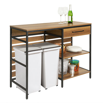 SoBuy | Commode | Meuble d'entrée | Îlot de cuisine | Meuble de cuisine | FSB71-PF