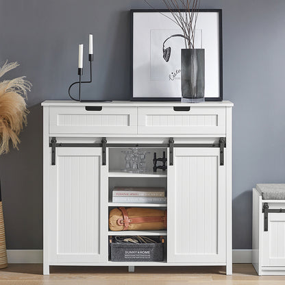 SoBuy | Meuble de cuisine | Buffet | Meuble d'entrée | Commode | FSB74-W