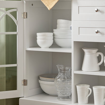 SoBuy | Meuble de cuisine | Buffet | Meuble d'entrée | Commode | FSB79-W