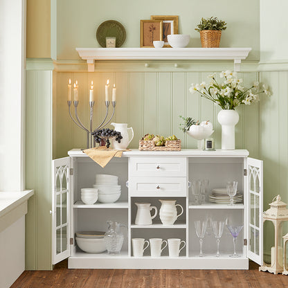 SoBuy | Meuble de cuisine | Buffet | Meuble d'entrée | Commode | FSB79-W