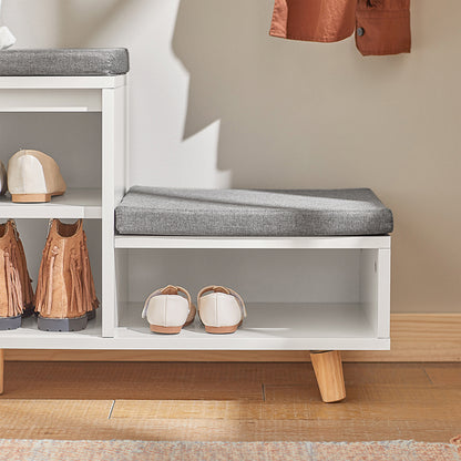 SoBuy | Coffre de rangement | Boîte à chaussures | Banc | Étagère à chaussures | FSR125-WN