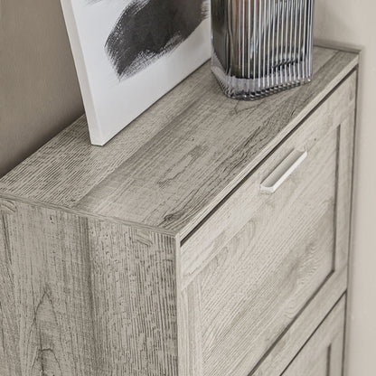 SoBuy | Meuble à chaussures | Armoire à chaussures à 2 portes | Coffre à chaussures | FSR137-HG