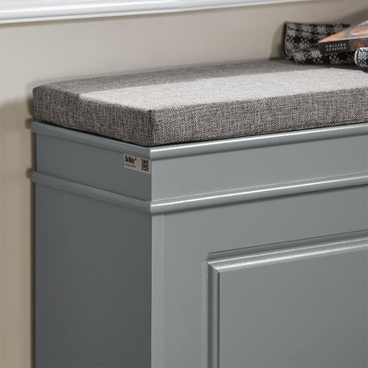 SoBuy | Meuble à chaussures | Banc à chaussures | Coffre à chaussures | Rangement à chaussures Gris clair | FSR82-L-HG