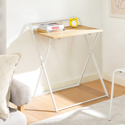 SoBuy | Schreibtisch klappbar | Computertisch Arbeitstisch | Home-Office | FWT88-WN