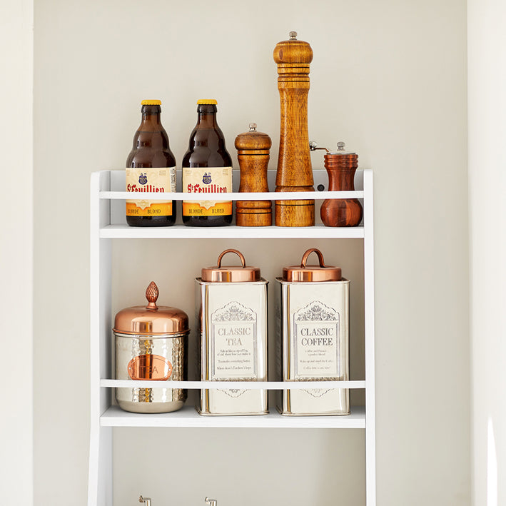 SoBuy | Küchenregal | Gewürzregal | Hängeregal | KCR12-W