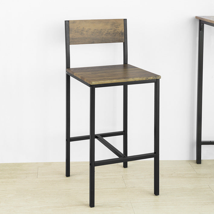 SoBuy | Bartisch mit 2 Barhocker | Bartisch set | 3-teilig | OGT27-N