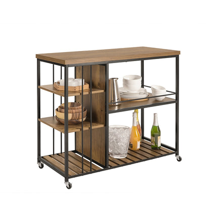 SoBuy | Chariot de service | Meuble de cuisine | Meuble multifonction | SVW18-F